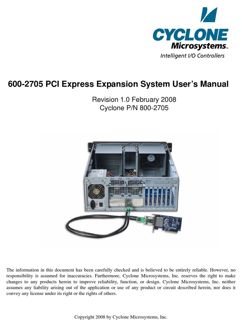 CyClone 600-2705 user manual