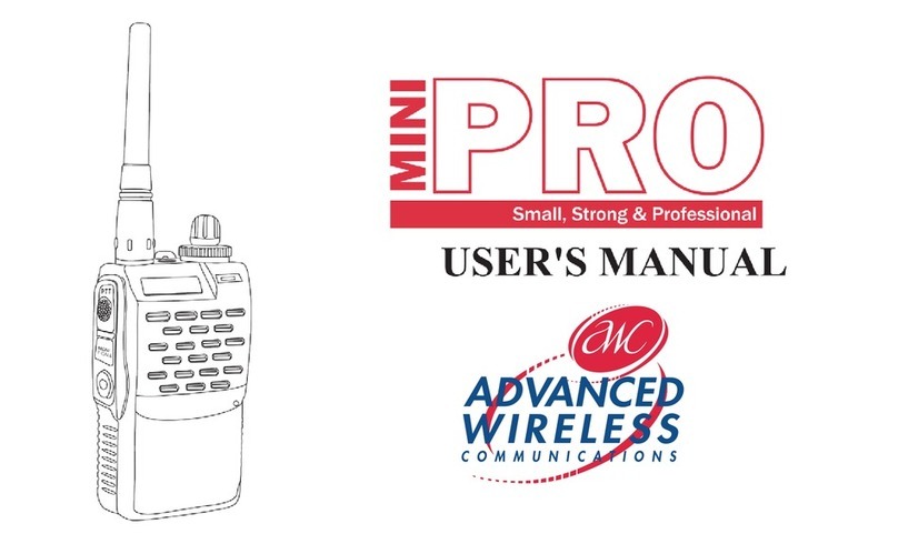Advanced Wireless Communications MINI PRO user manual