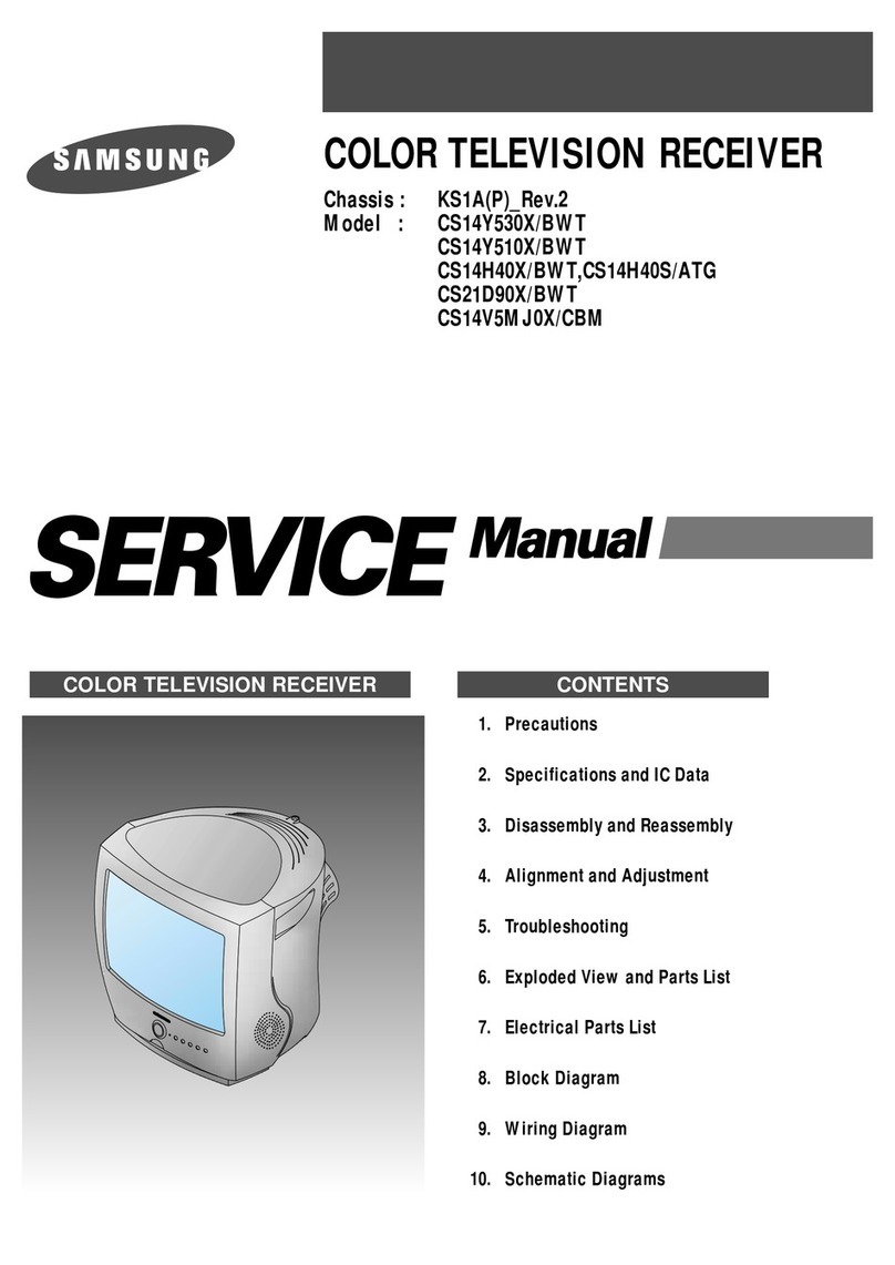 Samsung CS14Y530X/BWT Service manual