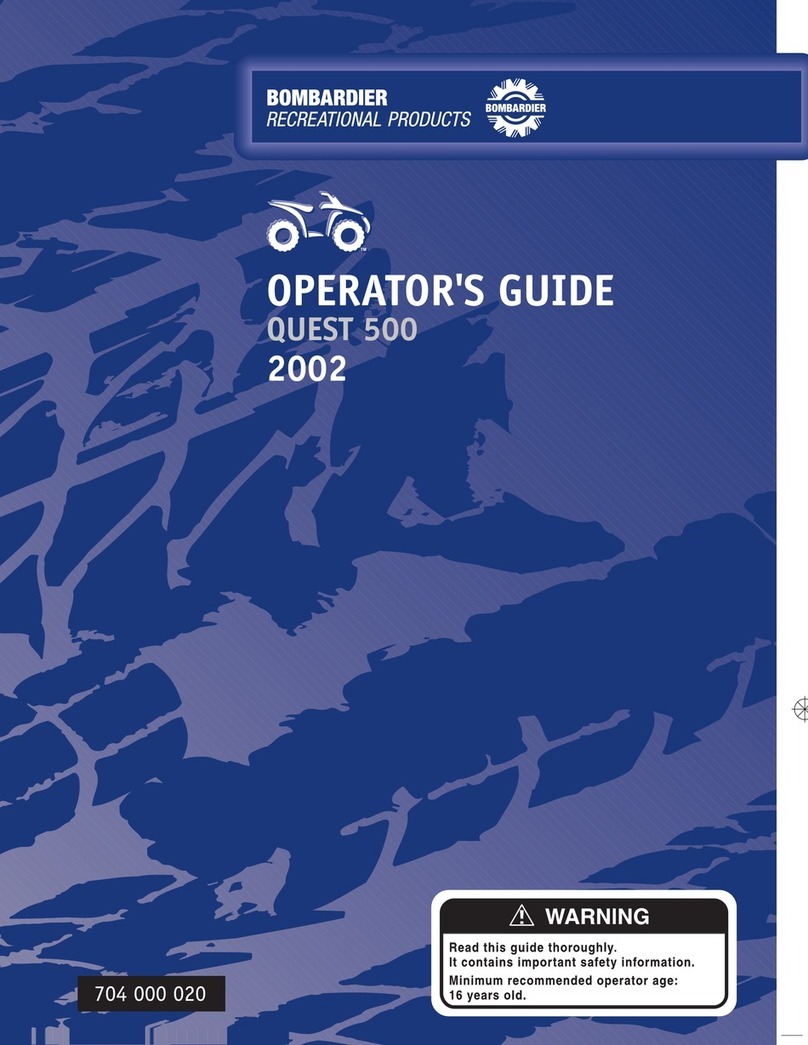 BOMBARDIER Quest 500 2002 Manual