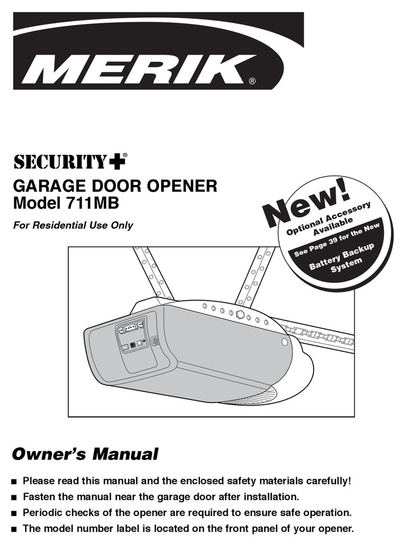 Merik 711MB owner's manual