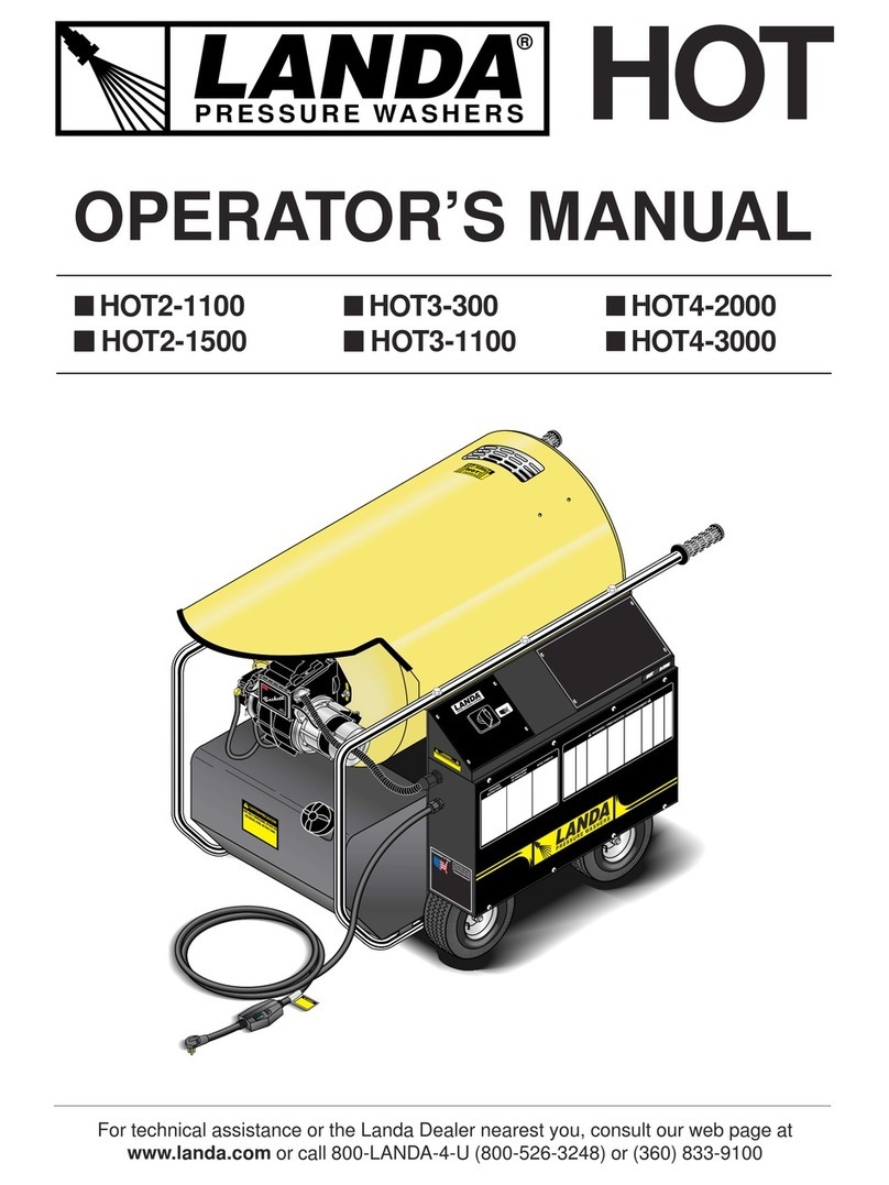 Landa HOT 2-1100 Operator's manual