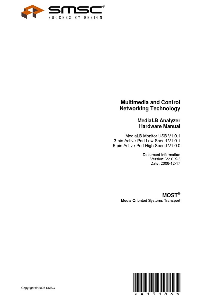 SMSC MediaLB Analyzer Hardware manual