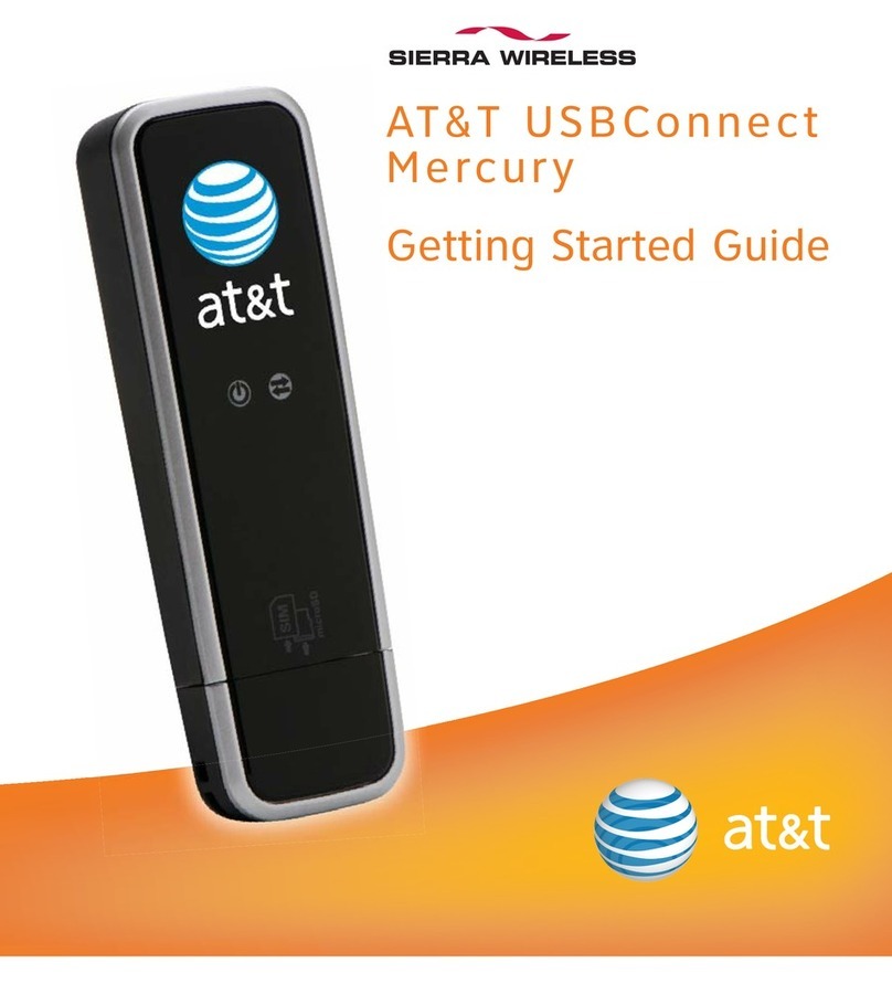 AT&T USBConnectMercury Getting started guide