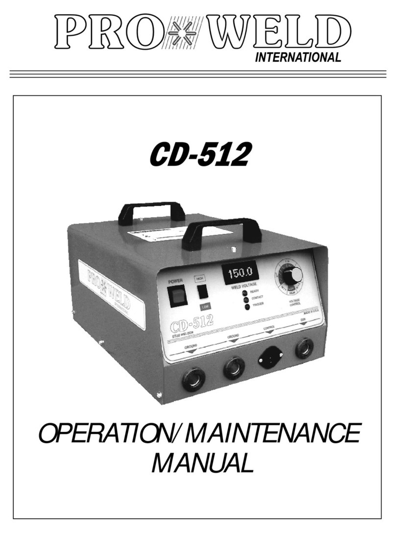 Pro-Weld CD-512 Operation manual