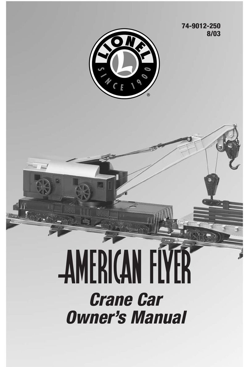 Lionel Crane Car American Flyer owner's manual