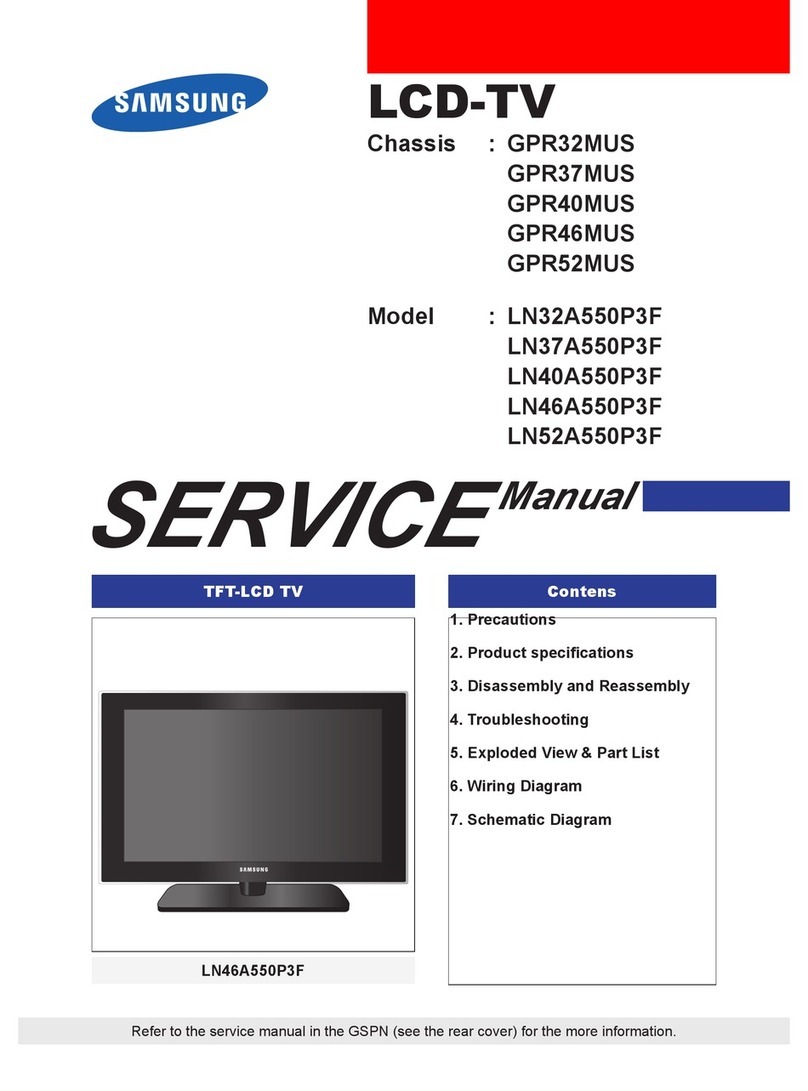 Samsung LN32A550P3F User manual