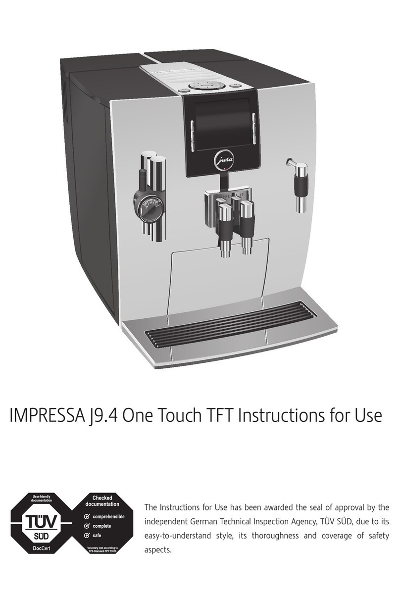 Jura IMPRESSA J9.4 One Touch TFT Instructions for use
