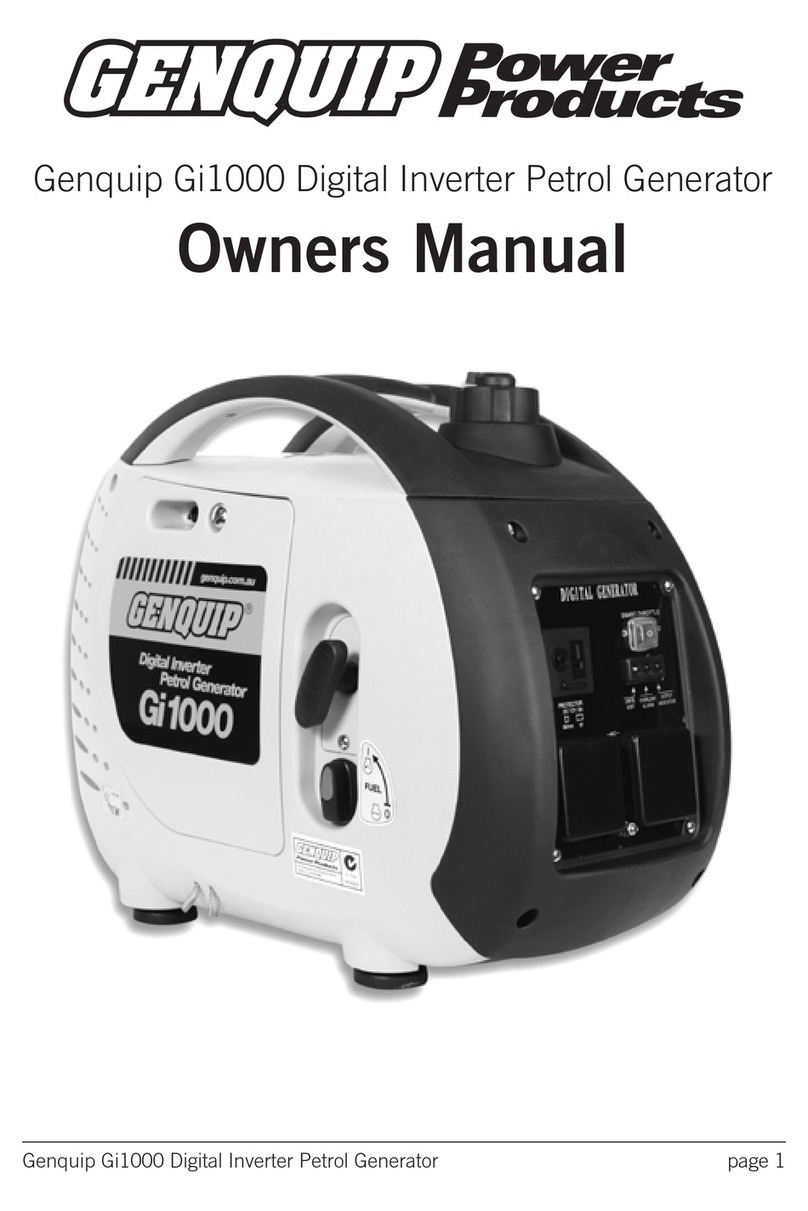 Genquip Gi1000 owner's manual