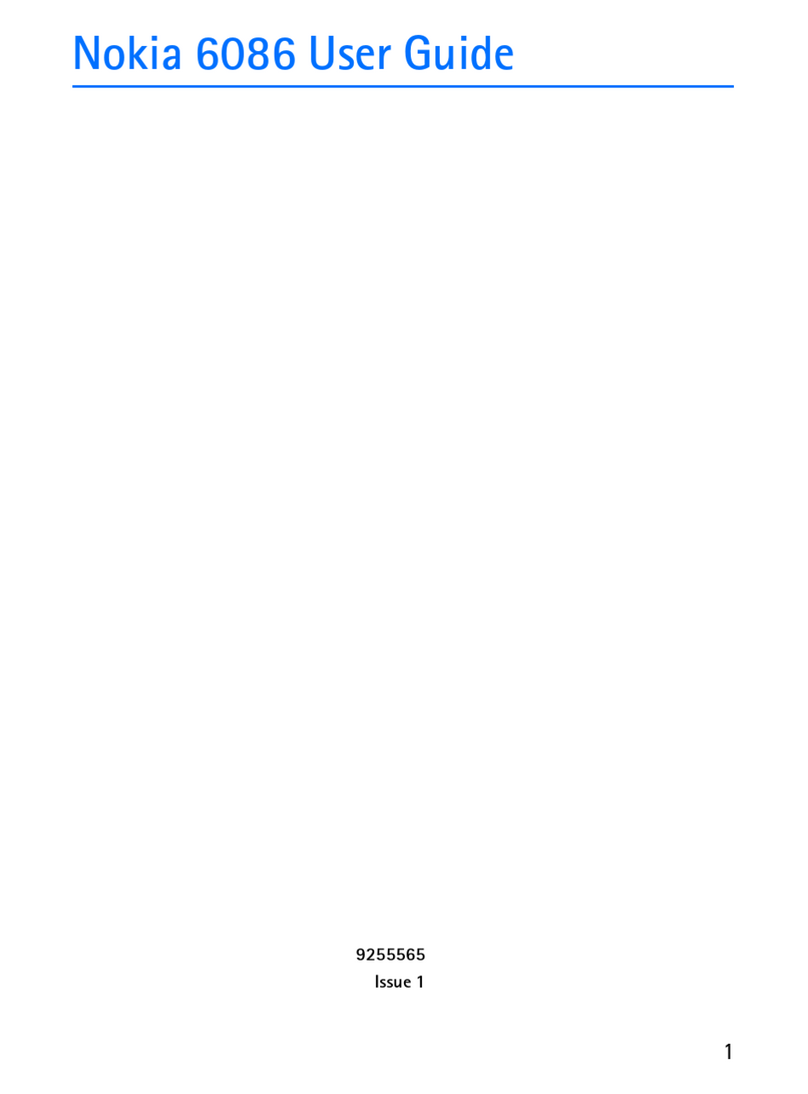 Nokia 6086 - Cell Phone 5 MB User manual