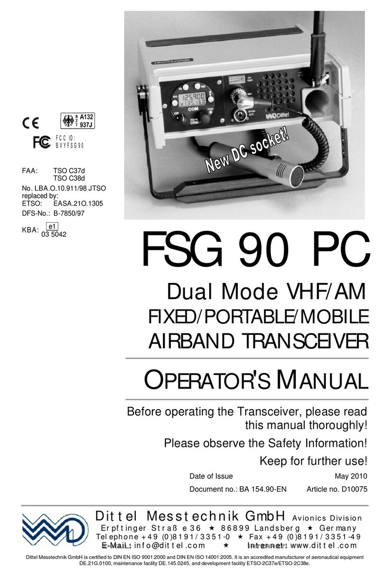 Dittel FSG 90 PC User manual