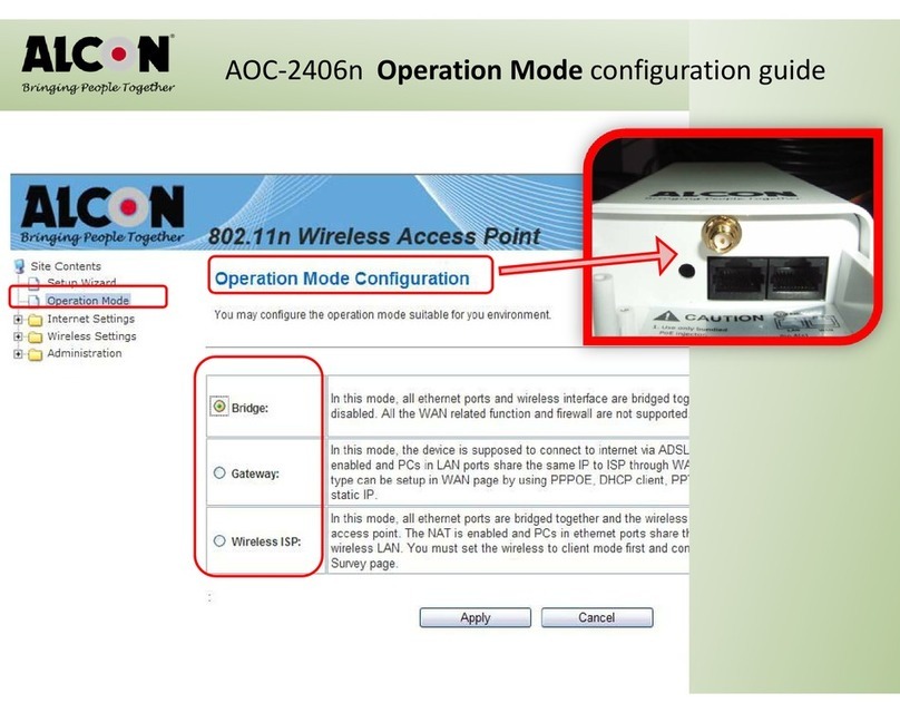 ALCON AOC?2406n Configuration guide