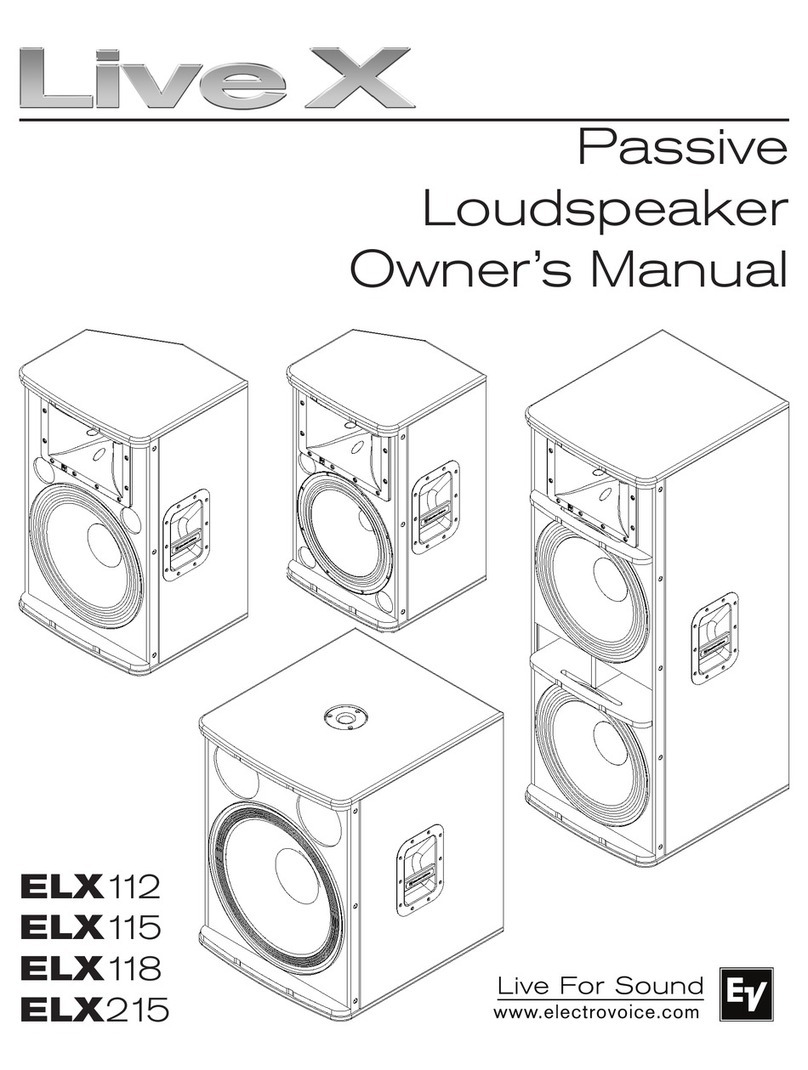 Electro-Voice LiveX ELX112 User manual