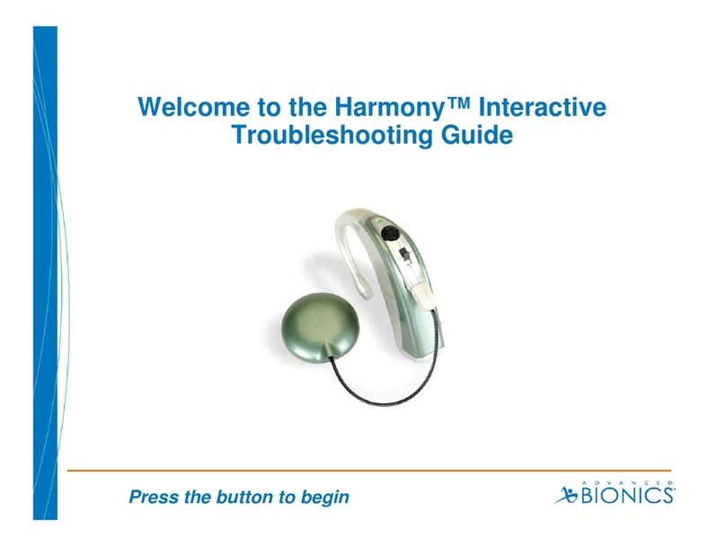Bionics Harmony troubleshooting guide