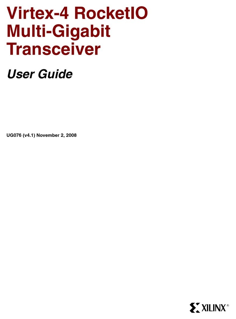 Xilinx Virtex-4 RocketIO User manual