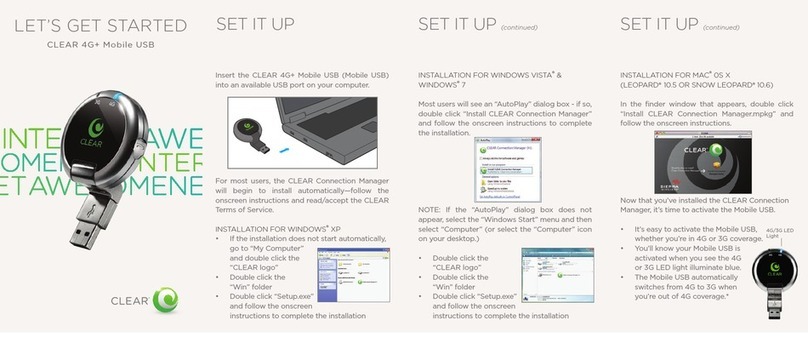 Clear Spot 4G+ Specification sheet