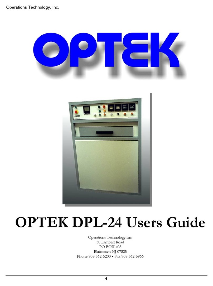 Optek DPL-24 user guide