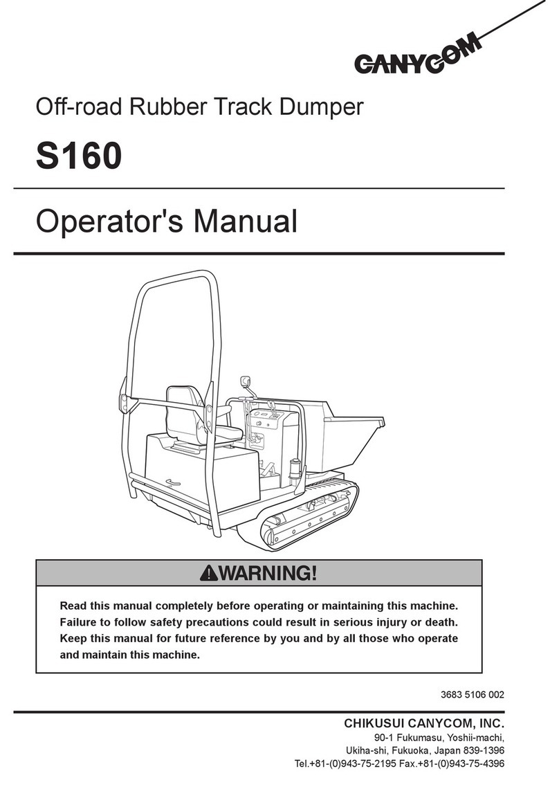 CanyCom S160 Operator's manual