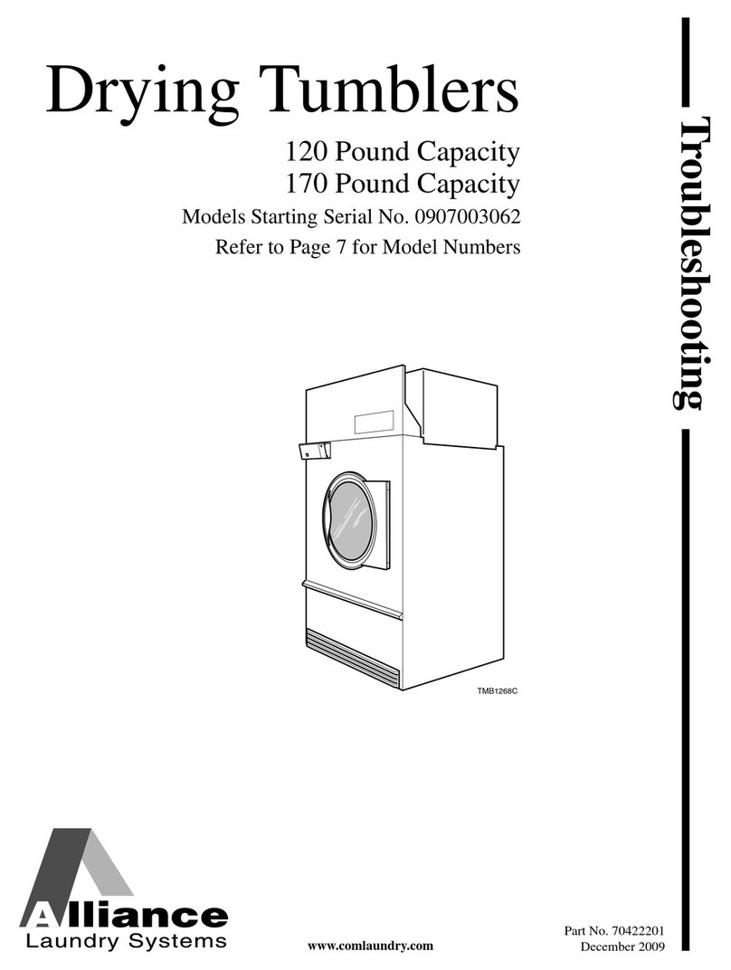 Alliance Laundry Systems BA120L User manual