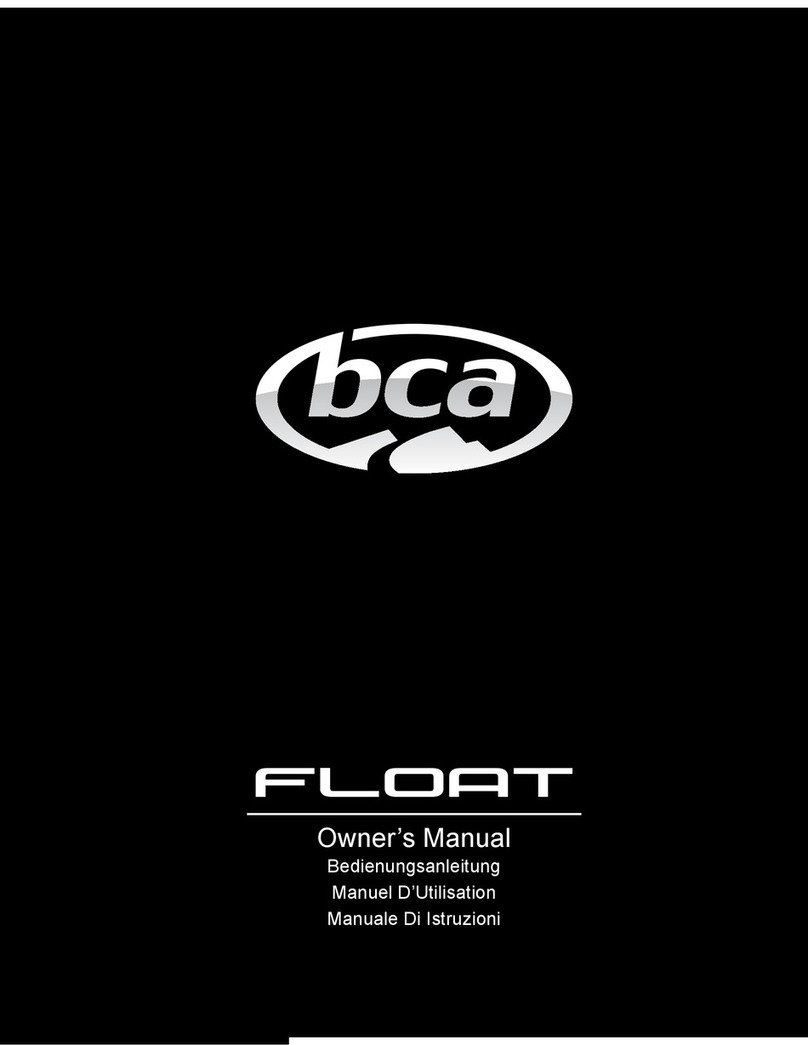 bca FLOAT owner's manual