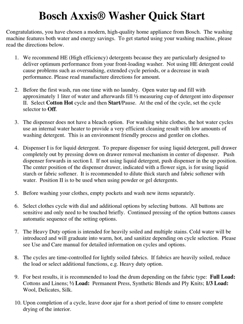 Bosch AXXIS User manual