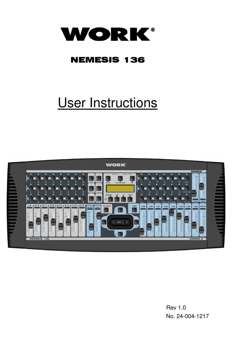 WorkPro Nemesis 136 User instructions