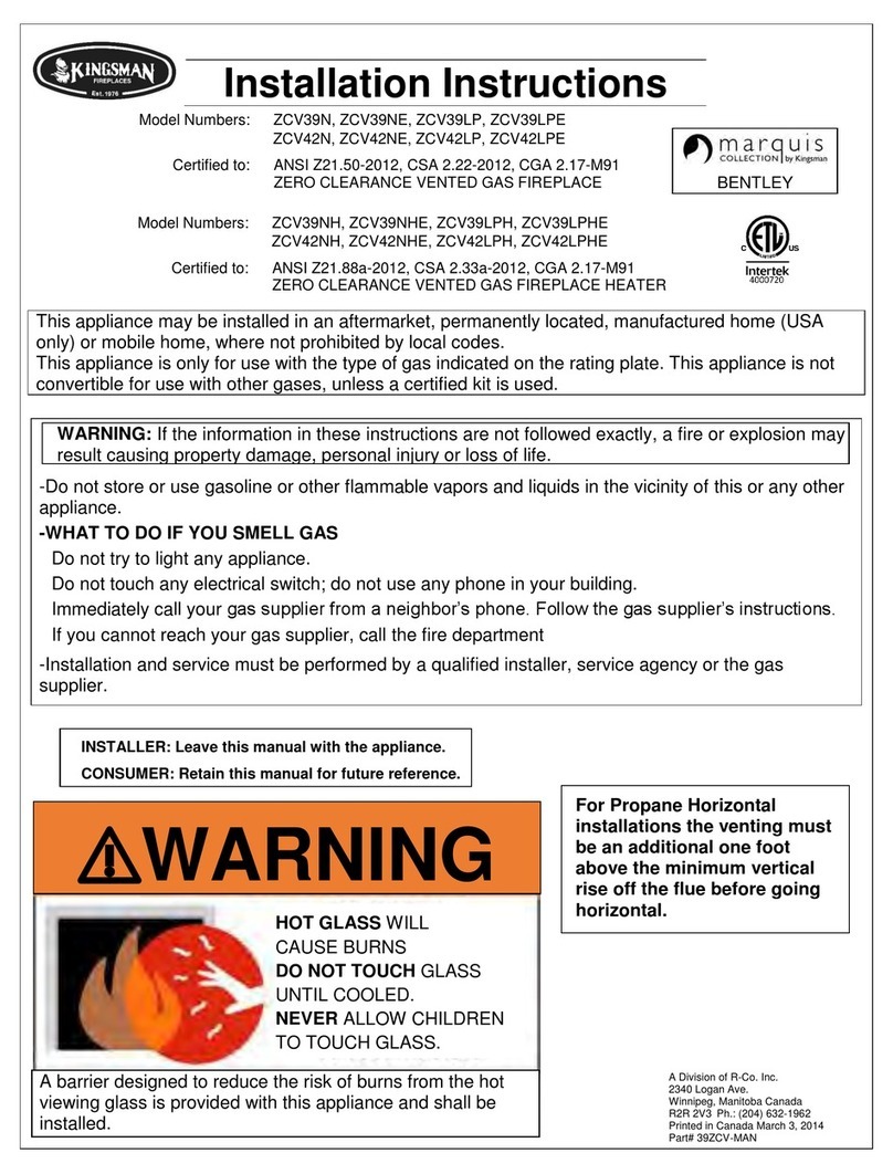 Kingsman ZCV39N User manual