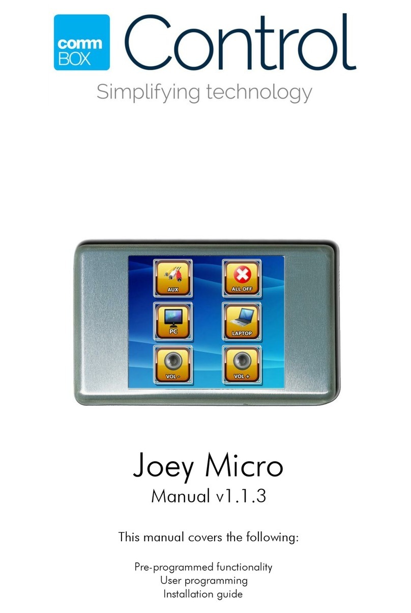 Comm Box Joey Micro User manual
