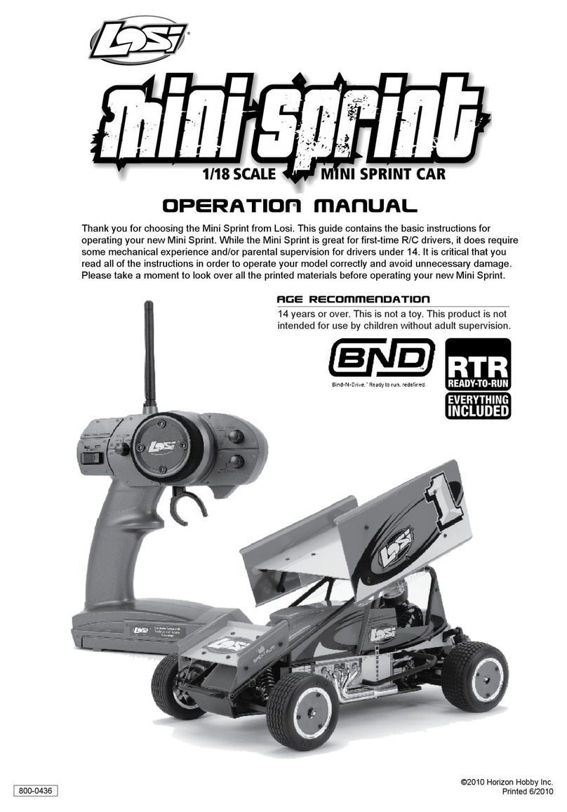 Team Losi Mini Sprint Operation manual Team Losi Mini Sprint Operation manual