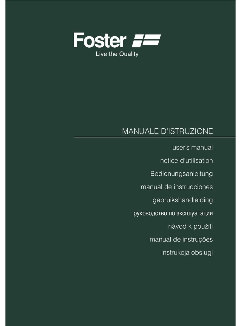 Foster oven user manual