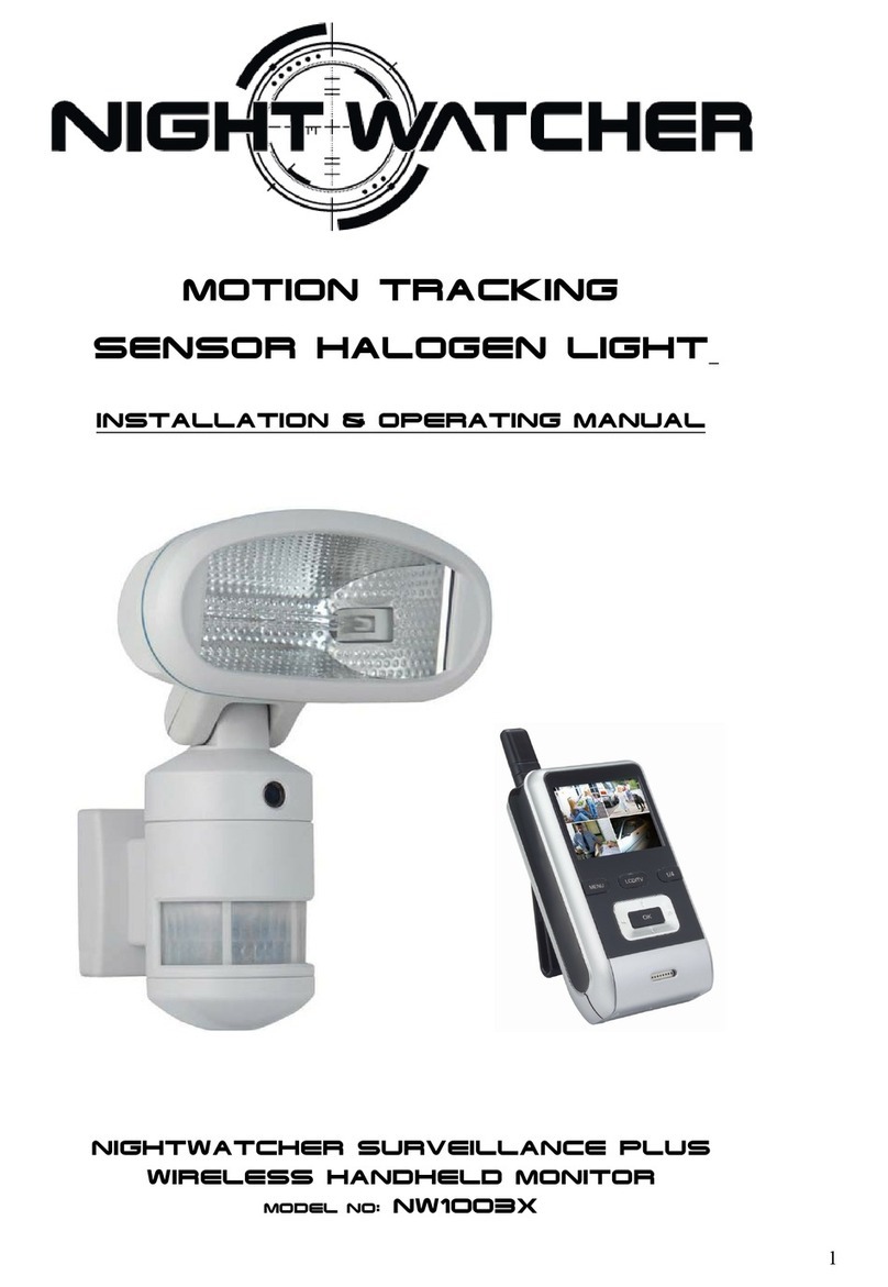 Night Watcher nw1003X Installation & operating manual