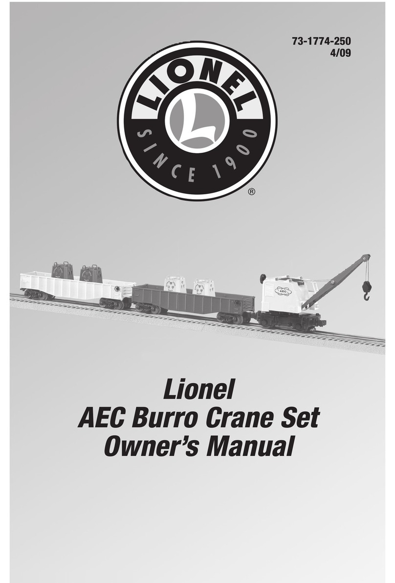 Lionel AEC Burro Crane Set owner's manual