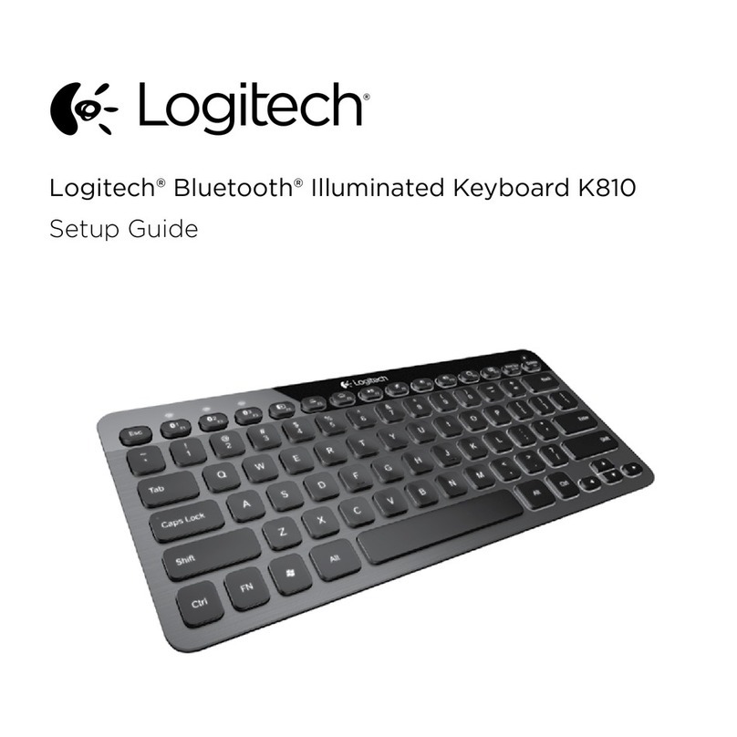 Logitech K810 User manual