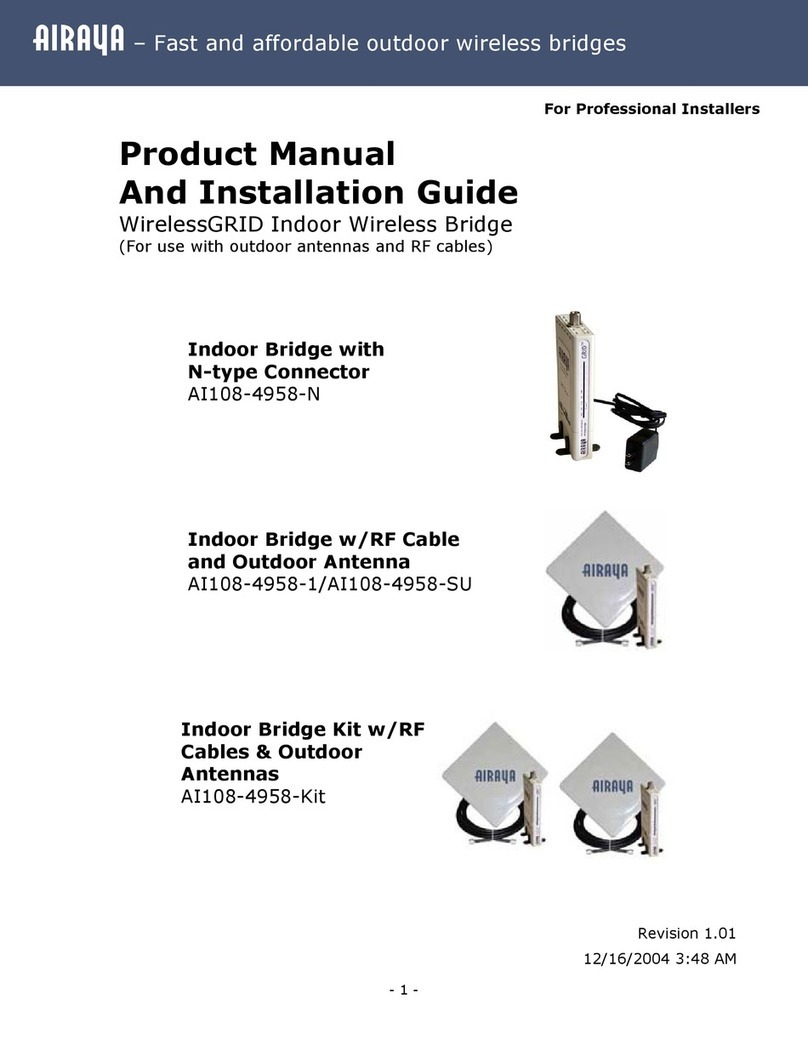 Airaya AI108-4958-N Manual and installation guide
