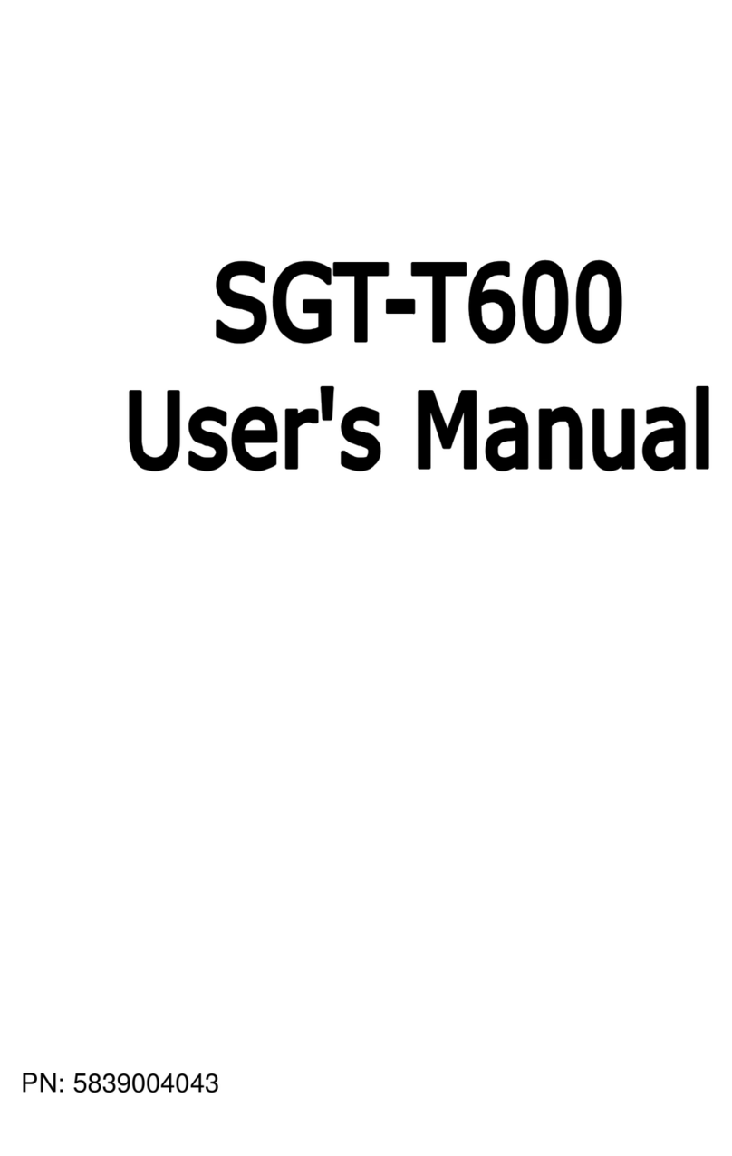 Singtech SGT-T600 User manual