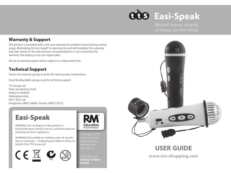 TTS Easi-Speak User manual