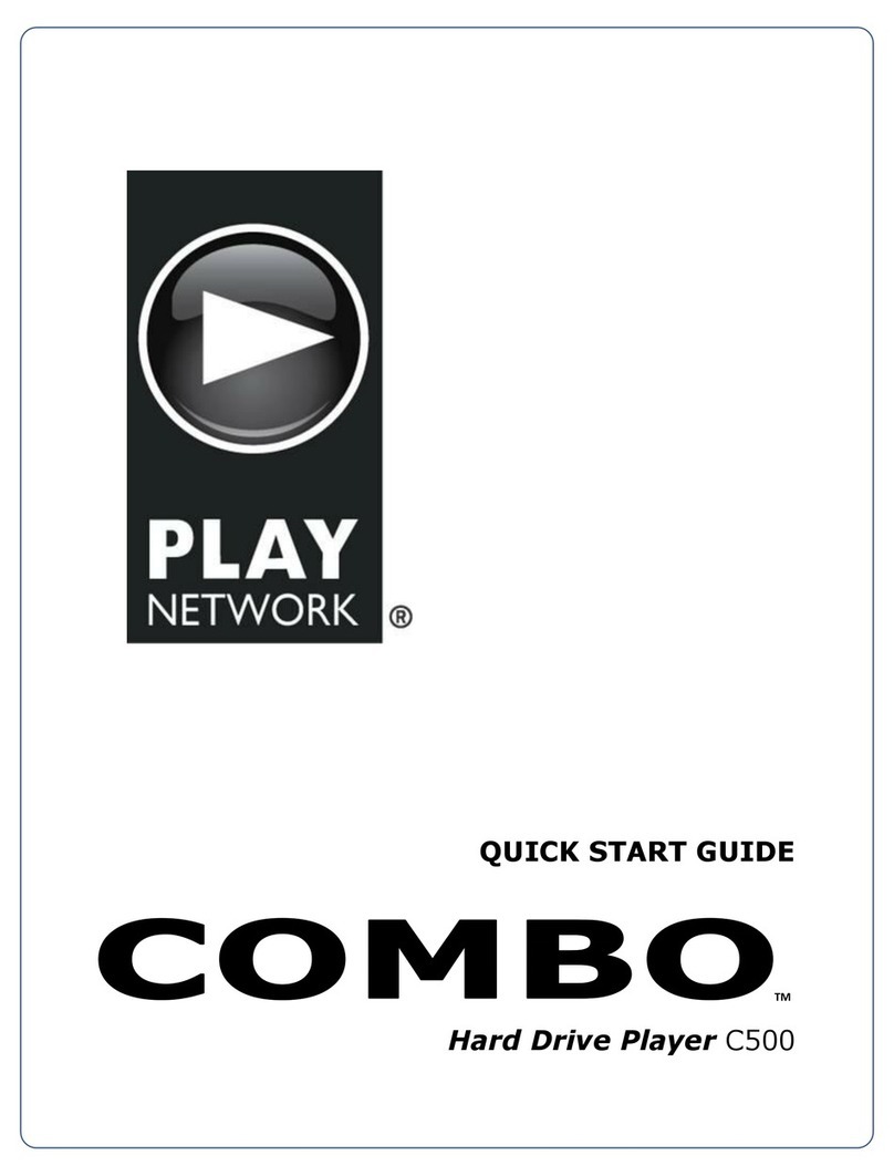 PlayNetwork C500 quick start guide