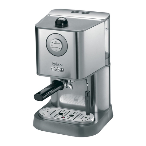 Gaggia Baby Gaggia User manual