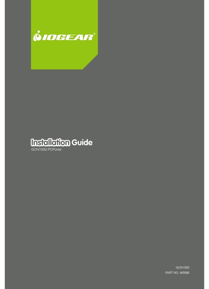 IOGear GCN1000 PCPortal installation guide