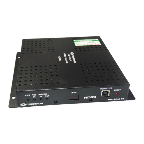 Crestron HD-SCALER How to use