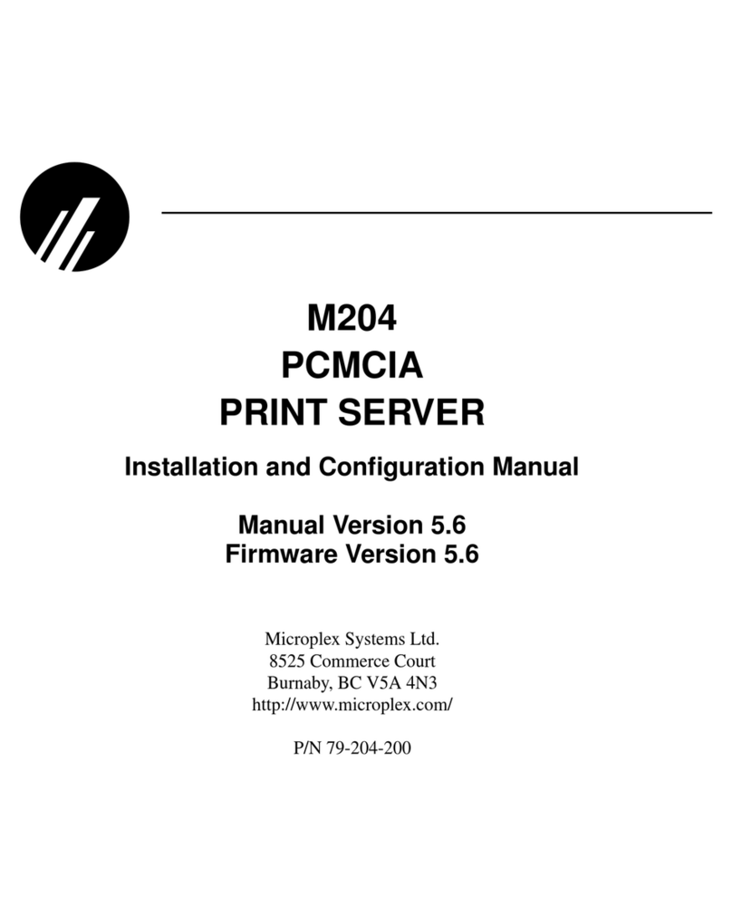Microplex M204 Manual