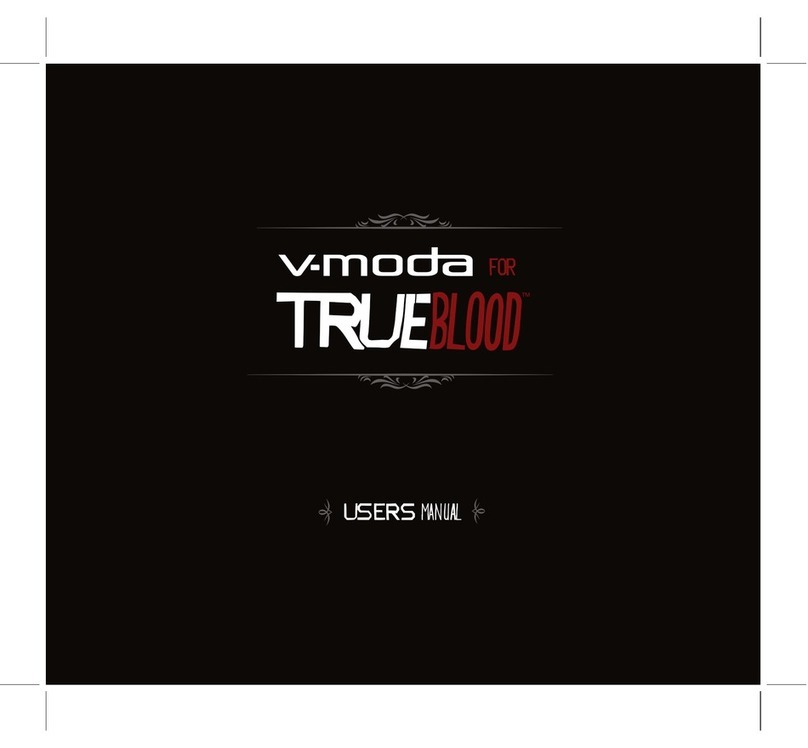 V-Moda TrueBlood User manual
