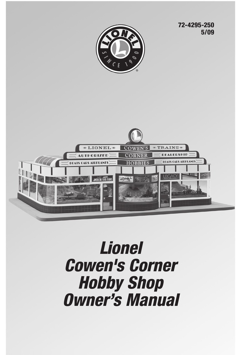 Lionel Cowen's CornerHobby Shop User manual Lionel Cowen's CornerHobby Shop User manual
