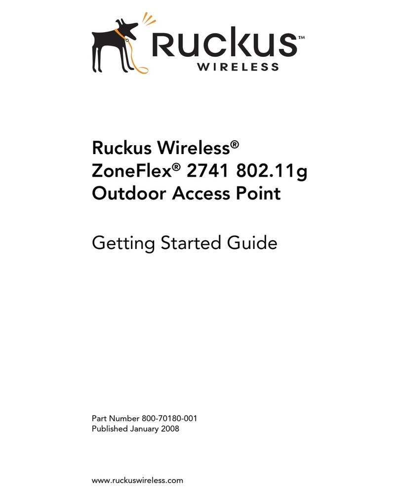 Ruckus Wireless ZoneFlex 2741 802.11g User manual