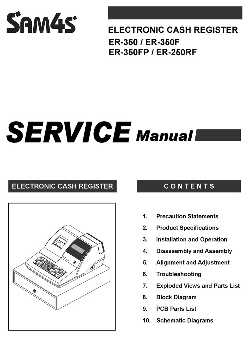 Sam4s ER-350 Service manual