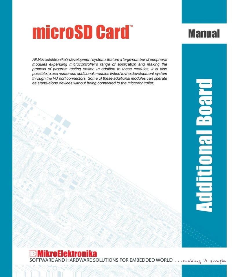 mikroElektronika microSD Card User manual