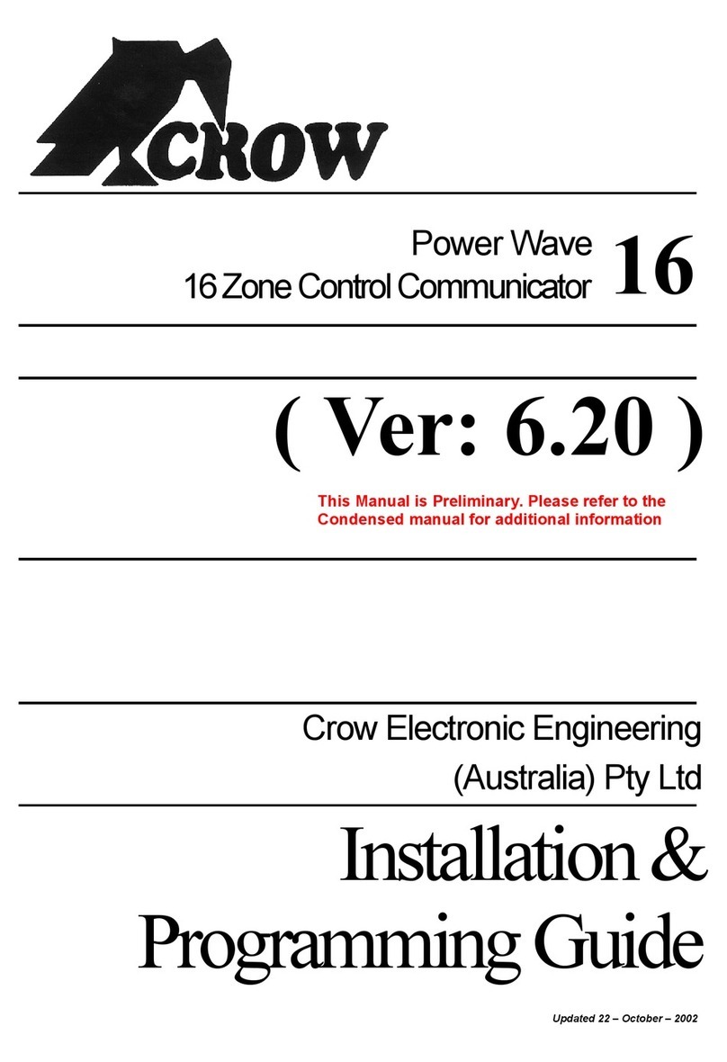 Crow Arrowhead Elite V6 Operating instructions