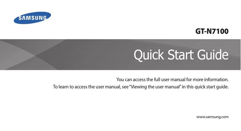 Samsung GT-N7100 quick start guide
