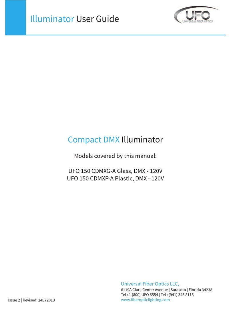 UFO Illuminator 150 CDMXG User manual
