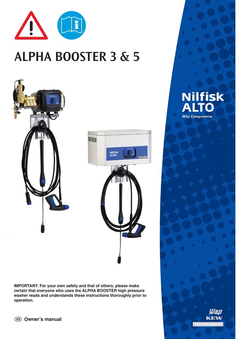 Nilfisk-Advance ALPHA BOOSTER 3 User manual Nilfisk-Advance ALPHA BOOSTER 3 User manual